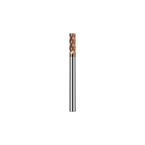 One Piece Four Flute Carbide Square End Mill Pro Grade Heavy Duty 5mm Diameter With 5mm Shank Micro Grain CNC Router Bit