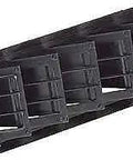 Black GM OEM air vent grille, compatible with Crew Cab Trucks, part of GM Valve Part 13596856 OEM GM Original Equipment Replacement.