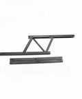 Foldable Spring Table Hinge Kit For Heavy Duty Furniture Support Turns Any Table Into A Lifting Desk Or Cabinet Space Saving Lifting Rack Converter Standalone Desk Frame Upgrade 2pcs, black metal foldable hinge set