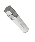 Chrome TA20-19/21 10-spline wheel lock key tool; side view shows 19mm and 21mm hex drives