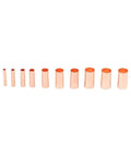 Get Your Hands On 250 Pcs Copper Tube Butt Wire Ferrules With Assorted Sizes From One To Six Millimeter For Crimping Electrical Wiring Terminals In Cars Trucks And Industrial Machinery Kits Stored Neatly. Copper tube butt wire ferrules assorted sizes, 1-6 mm