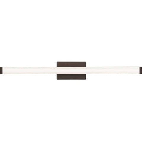 24 Inch LED Vanity Light With 3000K Warm White, Fresh Contemporary Cylinder Bathroom Wall Fixture For Over The Mirror, Brushed Nickel Finish