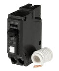 Q-Line THQL1120AFP2 20A Single-Pole Arc Fault Combination Breaker - 120VAC AFCI Plug-In with coiled wire, front view