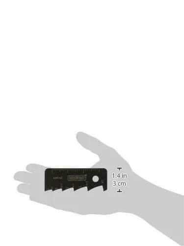 Marking And Measuring Scribe Tool With 10 Depth Presets From 1/8 Inch To 1 Inch For Metal Wood And Plastic, shown in hand