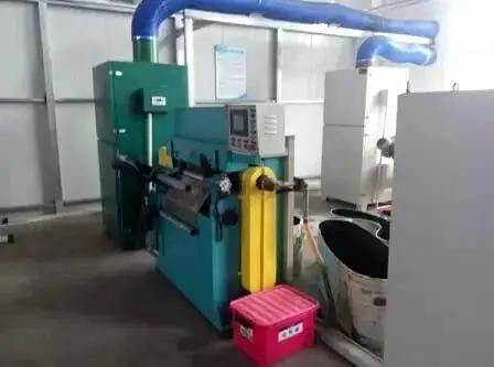 Industrial lathe machine in a workshop setting, showcasing setup for 46-250 Drive Belts For Lathe Type 1 Type 2 Replacement Parts Two Pack