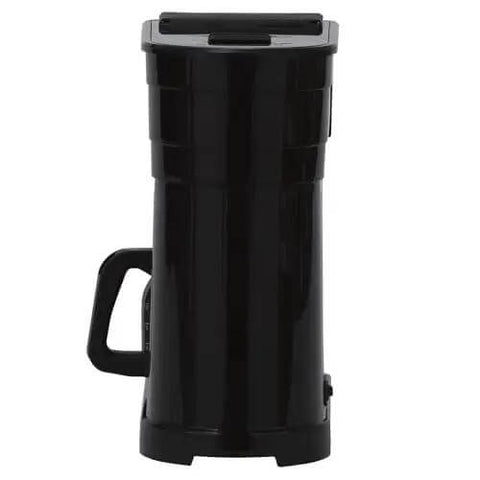 Velocity Brew High Altitude 10-Cup Home Coffee Maker side view showcasing black design and handle