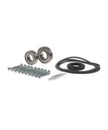 Genuine OEM Washer Tub Bearing Kit Designed For Seamless Replacement Of Part Numbers 00619808 And 610131 includes bearings, seals, screws.