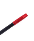 8mm Aluminum Arrow Insert Adapters 35mm Long With Threaded Hole Connector For Arrow Shafts Black 12 Pack in red close-up