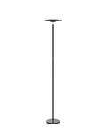 Two-Sided Smart Floor Lamp With RGBCW Color, 2000 Lumens, Alexa And Google Home Ready, 66 Inch Tall, Black, standing view