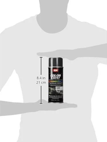 SEM Color Coat graphite spray can, 12 fl oz, front view, Amazon brand