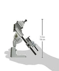 General Tools Drill Grinding Attachment #825, metal silver drill sharpener mounted on a base with clamp; 7.3 in tall.