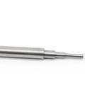 Side view of 5-piece set of 304 stainless steel capillary tubes, 1/4 in OD, 300 mm length, 1 mm wall