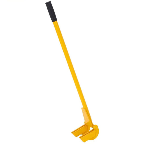 Heavy Duty Pallet Breaker Tool With 43 Inch Handle For Easy Pallet Disassembly And Deck Board Removal, Multi Purpose Pallet Lifter For DIY Projects And Reclaimed Wood From Standard Pallets, yellow steel
