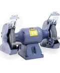 Heavy Duty 10 Inch Industrial Bench Grinder Powered By A Rock Solid 1 Point 5 Horsepower Motor And 575 Volt Supply, dual wheel design.