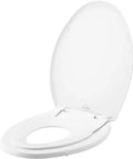 2 In 1 Elongated Toilet Seat With Built In Toddler Potty Training Seat Slow Close Easy To Install White Made In USA Space Saving