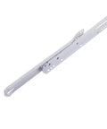Heavy Duty 12 Inch White Coated Steel Euro Bottom Mount Drawer Slides Quick Install Tracks with Super Smooth Glide