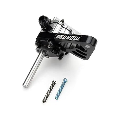External Single Stage Oil Pump For Wet Sump Pans Featuring Aluminum Gerotor Housing And 1.200 Inch Pressure Stage Hardened For Chevy V6 V8 Platforms To Deliver Bulletproof Lube Flow On Any Drag Or Cruising Build with included screws.