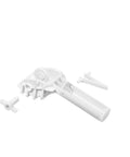 Clip On Pool Tablet Holder For 3 Inch Chlorine Tablets No Fuss Telescoping Pole Attachment with screws and plastic parts