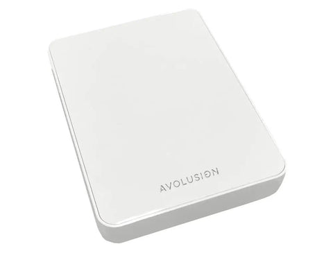 Z1-S USB 3.0 Portable External Gaming Hard Drive For PS5 And PS4 White Preformatted 1TB No Power Adapter Needed Top View