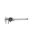 Dial Caliper Pro Grade For Precision Measurements 0 To 6 Inches Range With.001 Inch Graduations Durable Stainless Steel Black Dial American Made Tool