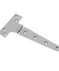 Bombproof Heavy Duty Workhorse Marine Grade 316 Stainless Steel T Hinge Gate Strap Tee Hinge, polished finish, 4 inch size.