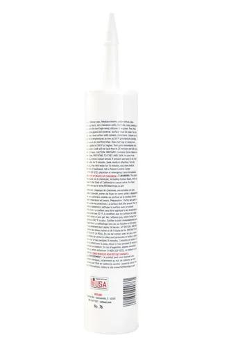 Rutland 500°F high-heat silicone sealant cartridge, black gasket maker for high-temp use, USA-made