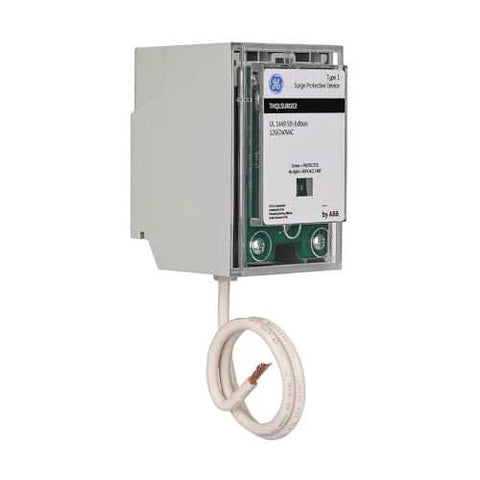 Whole House Type 1 Surge Protector 120/240 VAC 25kA Single Unit Pigtail Plug-On Device with LED Status Indicator