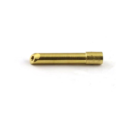 2 Series Front End TIG Starter Kit component brass tube for Torch 9 And 20 Style, shown in horizontal position.