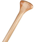 Pro Paddle Clear Beaver Tail Blade 5 Foot Kayak Paddle For River And Ocean Adventures top view of handle detail