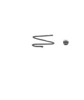 Spring and steel ball from Impact Driver Chuck Replacement Kit With Spring And Steel Ball For DCF885 DCF886 DCF887 DCF840 DCF850 Models