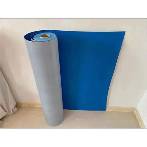 Tough As Nails Waterproof Roof Repair Tape Roll, Self Adhesive Asphalt Shingle Sealant Strip in blue roll on flooring.