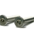 Tamper Proof Security Flat Cap Machine Screw With Pin Torx Drive T45 18-8 Stainless Steel 3/8-16 Thread 3 Inch Length, Qty 1000