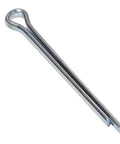 100 Pack 3/32 Inch By 1 Inch Zinc Plated Cotter Pins With Extended Prong Heads And 7/32 Inch Outside Head Diameter For Tough, Heavy Duty Machinery And Equipment, Corrosion Resistant Carbon Steel Fasteners