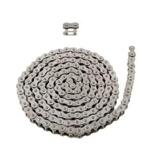 Heavy Duty #60SS Stainless Steel Roller Chain 10 Feet Length Plus Two Connecting Links For Engine And Industrial Machinery Durable Replace Part With Minor Surface Scratches