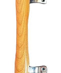 Natural Solid Wood Sliding Patio Door Handle With Ergonomic Curved Grip For Comfortable Pulls Wooden Sliding Glass Door Handle