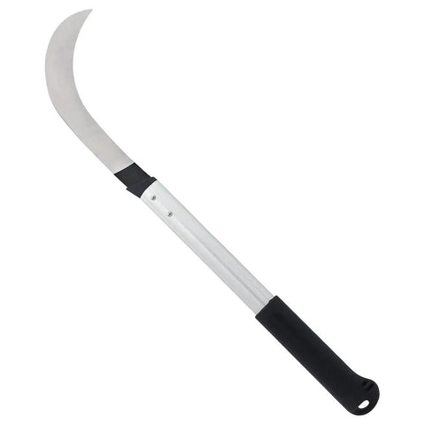 Heavy Duty Harvest Sickle With Carbon Steel Blade And Aluminum Handle For Clearing Vines And Weeds, Undergrowth And Saplings, 14.5 Inch