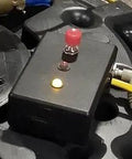 Built Tough Abs Plastic Junction Box For Circuit Boards Dustproof Electronics Project Enclosure Housing Black 3.54 By 2.56 By 1.42 Inches Two Pack with visible LEDs.