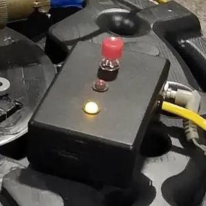 Built Tough Abs Plastic Junction Box For Circuit Boards Dustproof Electronics Project Enclosure Housing Black 3.54 By 2.56 By 1.42 Inches Two Pack with visible LEDs.