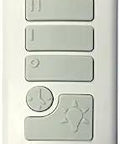 Universal Ceiling Fan Remote With Transmitter And Receiver, 3 Speed Indoor Outdoor, Hardwired Receiver Included front view