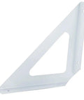 Top Notch Wrought Iron Corner Shelf Bracket Delivers Legit Heavy Duty Support For Wall Mounted Storage Systems And Rugged Diy Shelving Setups Across Any Home Or Workspace. White triangular corner shelf bracket.