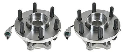 Two Piece Front Wheel Bearing And Hub Assembly Set For 2005 Through 2019 Frontier, 2005 Through 2012 Pathfinder, 2005 Through 2015 Xterra