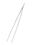 Stainless Steel Aquarium Plant Tweezers Set 2 Pack With Straight And Curved Tips For Easy Fish Tank Planting Durable Rust Resistant Tools For Aquascaping And Aquarium Maintenance, straight-tip tweezer