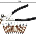 Plier And Pin Kit With One Eighth Inch Pins For Auto Body And Sheet Metal Quick Clamping Tools Multicolor Set