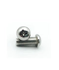 Real Deal Gr5 Titanium Phillips Cross Pan Head Machine Screws M1.6 M2 M2.5 heavy duty fasteners close-up view.