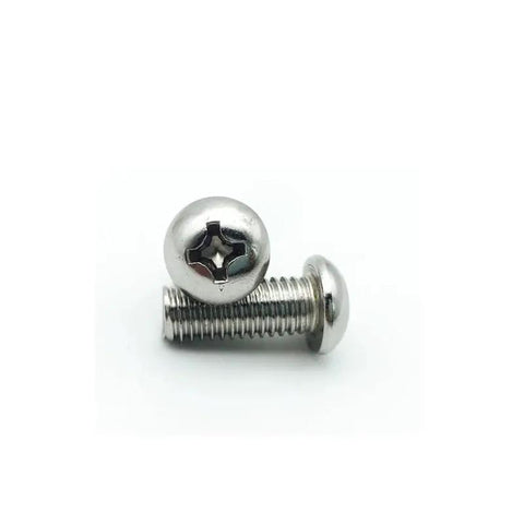 Real Deal Gr5 Titanium Phillips Cross Pan Head Machine Screws M1.6 M2 M2.5 heavy duty fasteners close-up view.