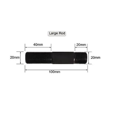 Hydraulic Knockout Punch Driver Kit With Hole Die Set Big Pull Rod dimensions and specs for heavy duty use
