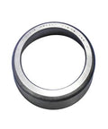 Cup drive pinion bearing race, Mopar 2800485, silver inner race with dark outer housing, front view