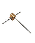 Hella Reliable Micro Worm Gearbox With One Damn Fine 12 To 1 Reduction Ratio And Clean 90 Degree Output Shaft Layout For Quick Robot Builds And Frictionless Assembly, metal unit with 1mm shafts and compact design.