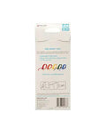 Back view of packaging for One Wrap Cable Ties For Easy Cable Management Self Gripping Reusable Wire And Cord Organizer