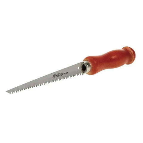 6-Inch Jab Saw With Wood Handle For Drywall And Plasterboard Cuts, Self Starting Point For Easy Plunge Cuts, Epoxy Bonded Blade